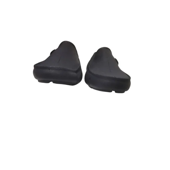 Izod Aqua Boat Shoe Mens Size 8 Black Color EUC Rubber Material - Picture 10 of 13